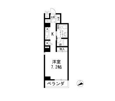 浅草駅 徒歩4分 2階の物件間取画像