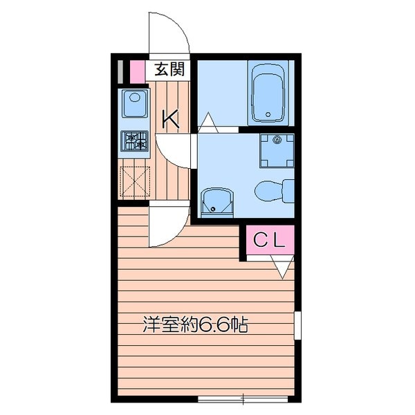 六町駅 徒歩12分 2階の物件間取画像