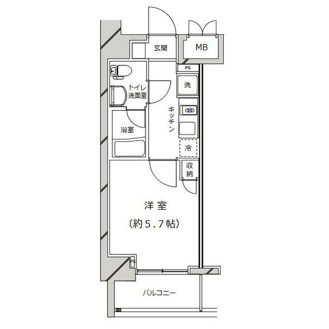 堀切菖蒲園駅 徒歩12分 9階の物件間取画像