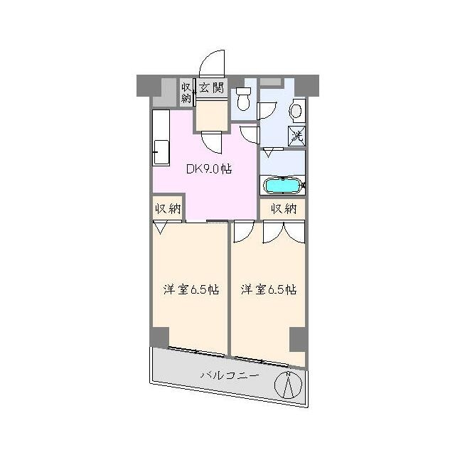 池袋駅 徒歩9分 5階の物件間取画像