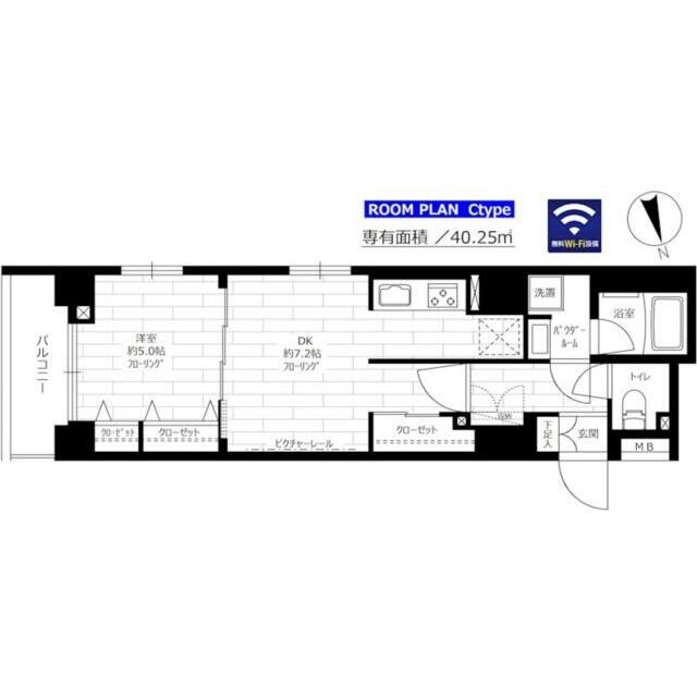 入谷駅 徒歩6分 6階の物件間取画像