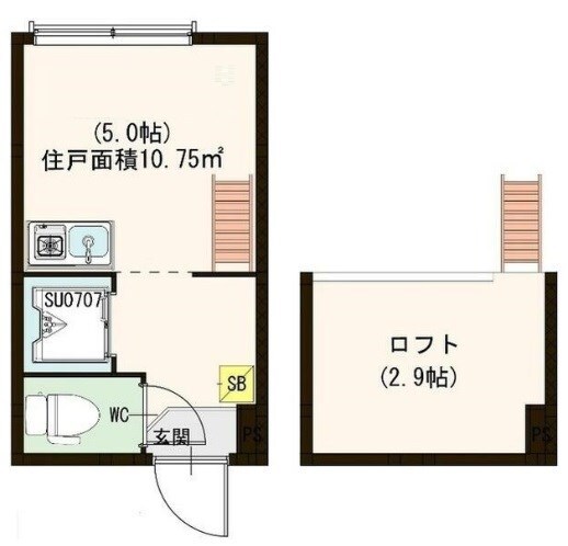 浅草橋駅 徒歩4分 1階の物件間取画像