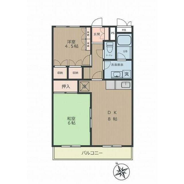 要町駅 徒歩9分 1階の物件間取画像