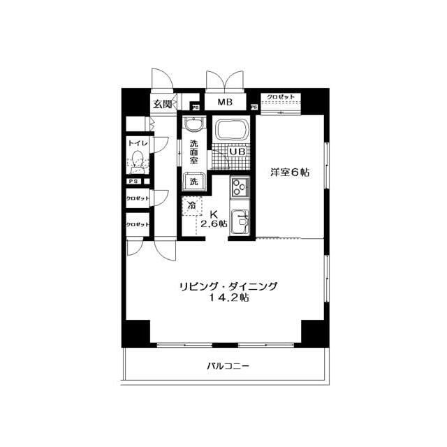 豊洲駅 徒歩14分 9階の物件間取画像