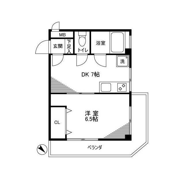 板橋駅 徒歩7分 3階の物件間取画像