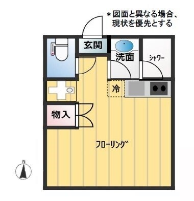 サクラメント蓮根の物件間取画像