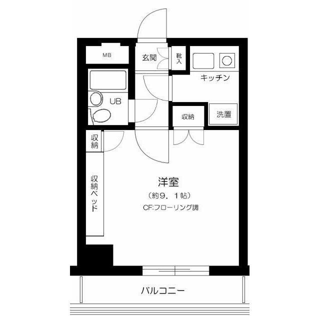 入谷駅 徒歩12分 5階の物件間取画像