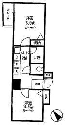 根津駅 徒歩2分 2階の物件間取画像