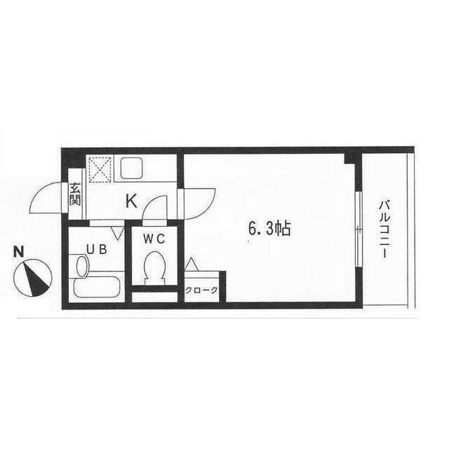 新大塚駅 徒歩5分 3階の物件間取画像