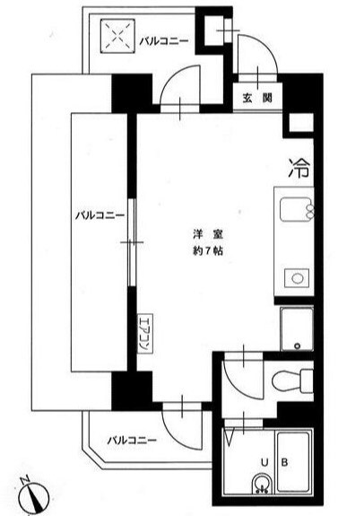 ドムール清澄公園の物件間取画像