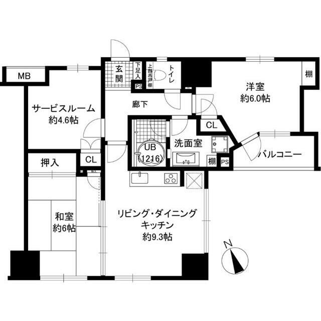 駒込駅 徒歩3分 3階の物件間取画像