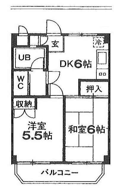 中板橋駅 徒歩13分 3階の物件間取画像