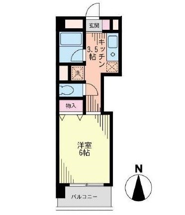 両国駅 徒歩5分 2階の物件間取画像