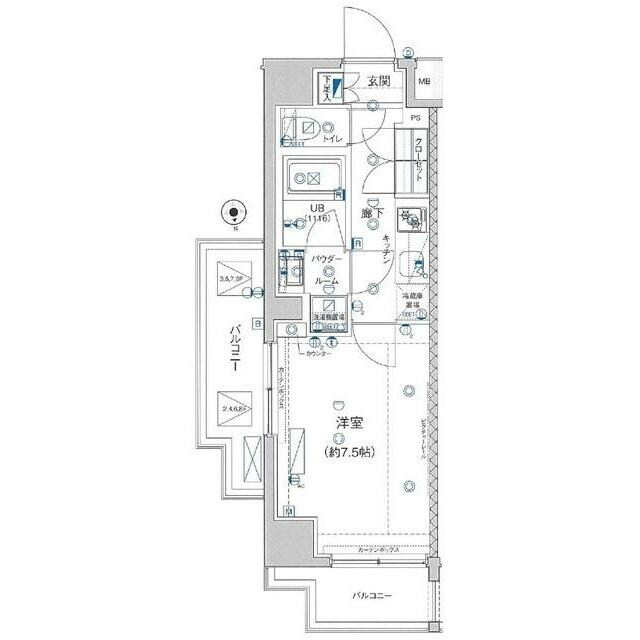 西台駅 徒歩9分 3階の物件間取画像