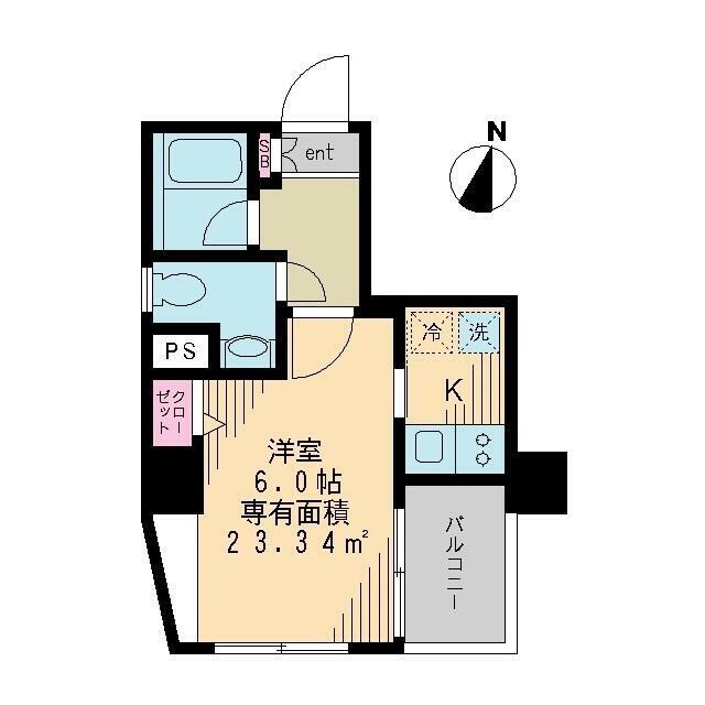 北千住駅 徒歩13分 2階の物件間取画像