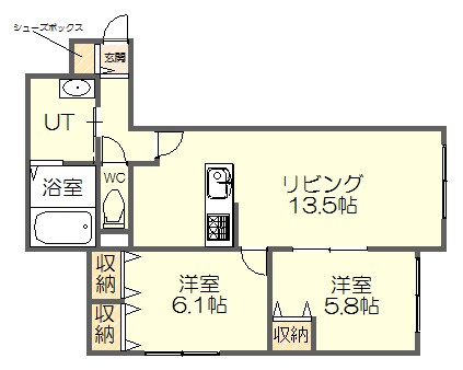 レジデンスＫＴＭの物件間取画像