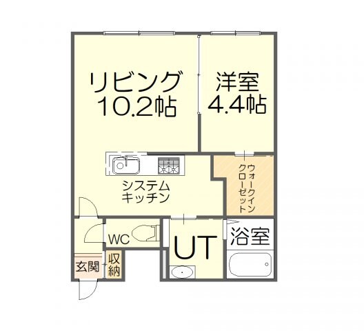 アーツ琴似の物件間取画像