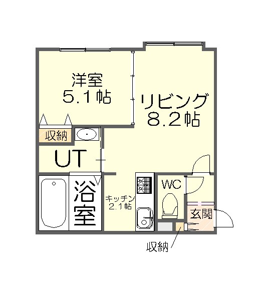 手稲駅 徒歩6分 3階の物件間取画像