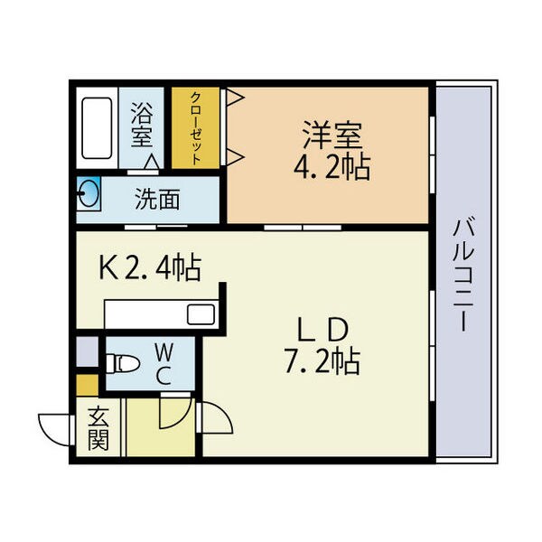 プランドール宮の沢の物件間取画像