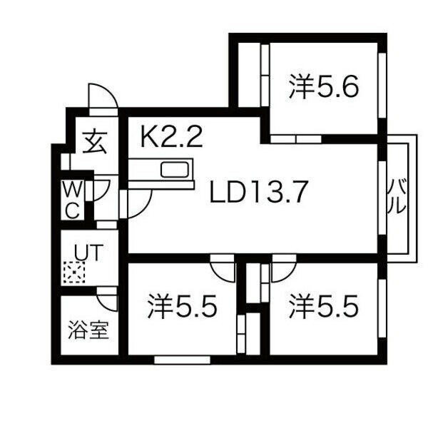 プレミア山の手の物件間取画像