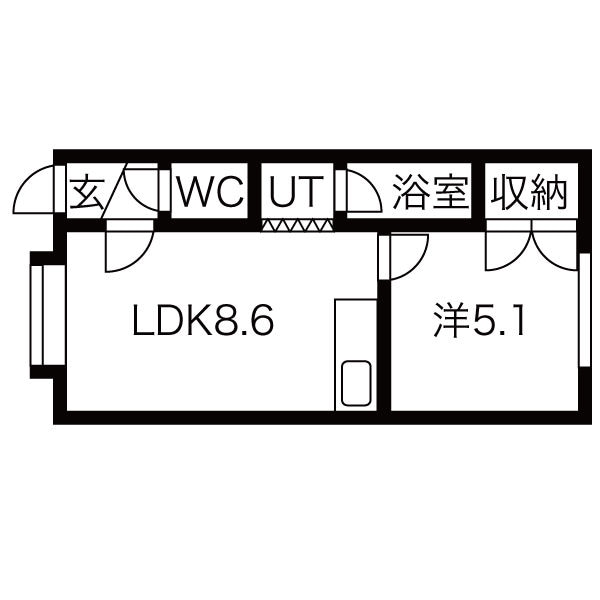 稲穂アパートメントの物件間取画像