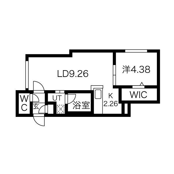 フォレスタ琴似の物件間取画像