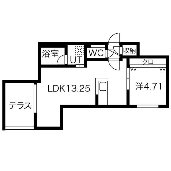 フォレスタ琴似の物件間取画像