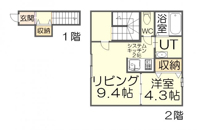 ラピスⅡの物件間取画像