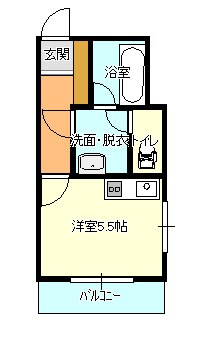 物件間取画像