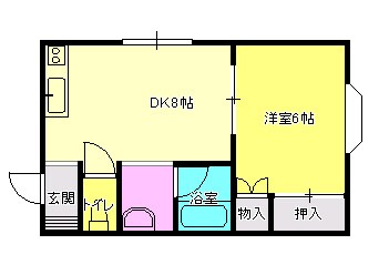 マルカミ亀田ビルの物件間取画像