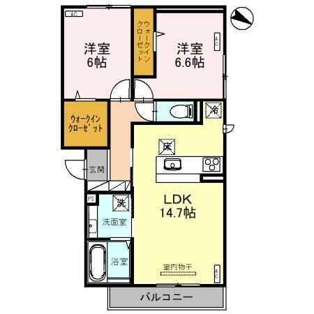 新潟駅 徒歩27分 1階の物件間取画像