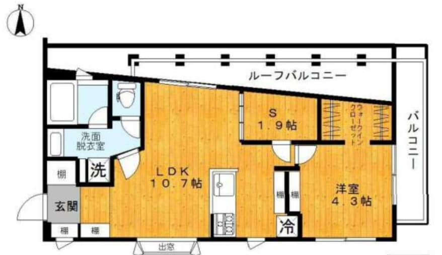 西小山アパートメントの物件間取画像