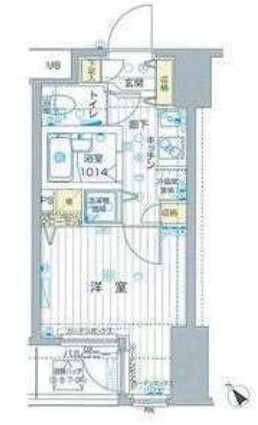 フォレシティ六本木の物件間取画像