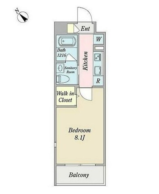 ラルーチェ麻布台の物件間取画像