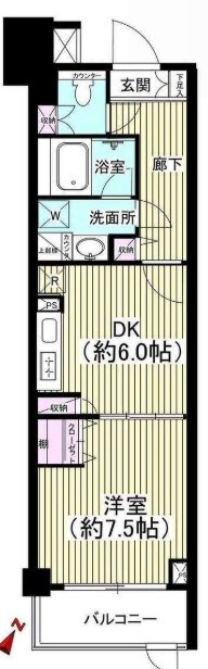 ライオンズマンション乃木坂の物件間取画像