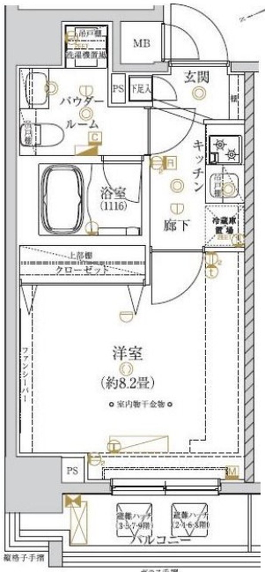 レガリス大塚の物件間取画像