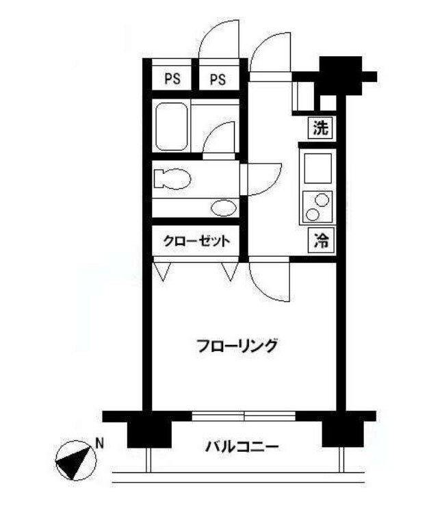 秀和溜池レジデンスの物件間取画像