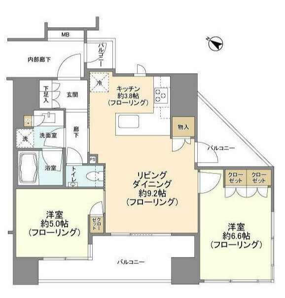 ブランズ代々木西参道の物件間取画像