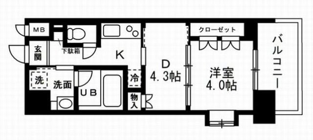 レジディア文京本郷の物件間取画像