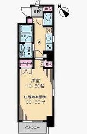 アヴェニール月島の物件間取画像