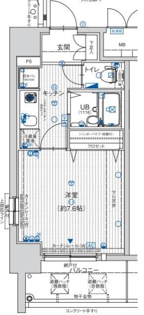 深江橋駅 徒歩3分 4階の物件間取画像