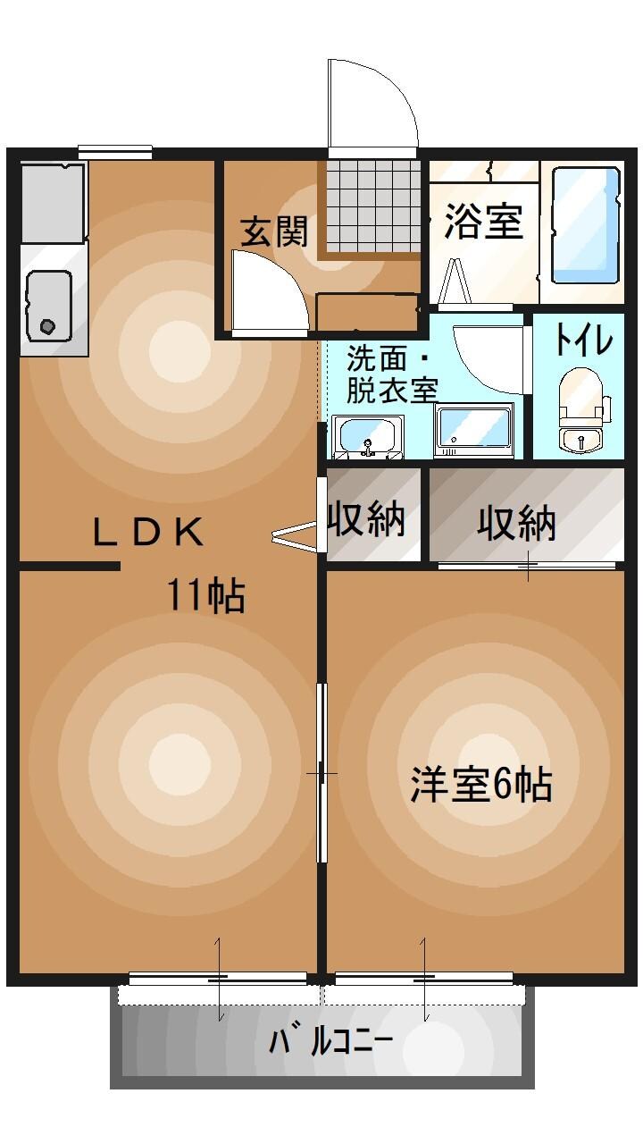 物件間取画像