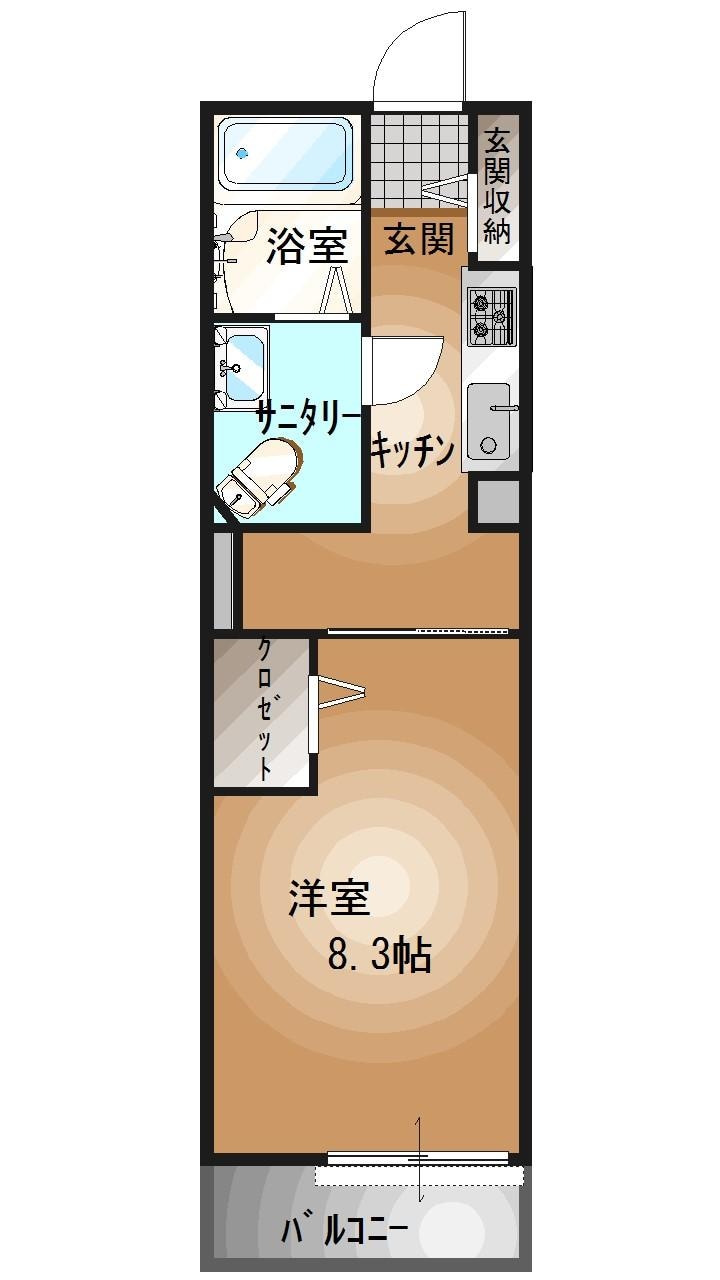 宇都宮駅 バス20分  平松宿下車：停歩7分 3階の物件間取画像