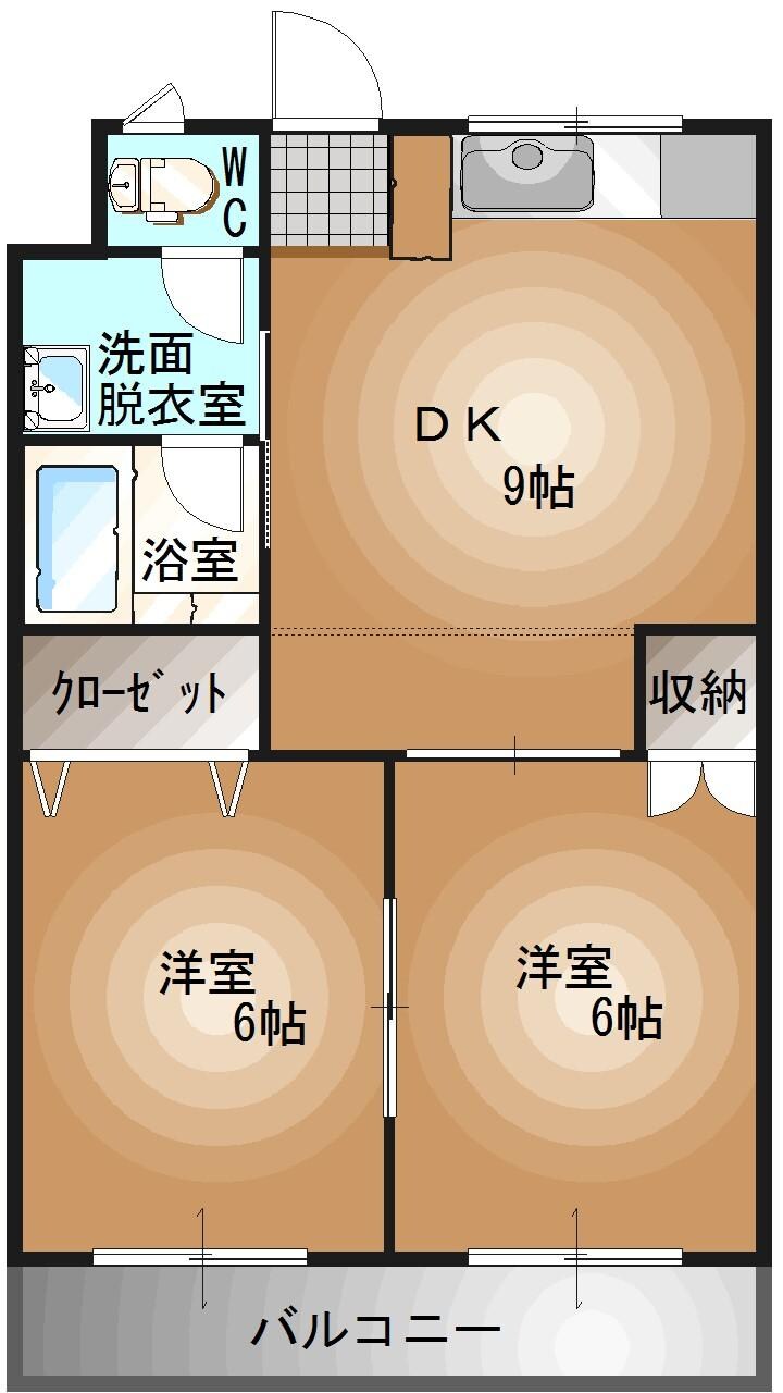 ＳＵＮキャッスルの物件間取画像