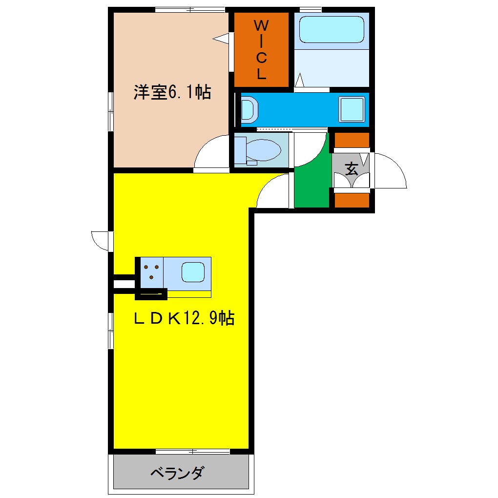 沖須加橋 徒歩4分 3階の物件間取画像