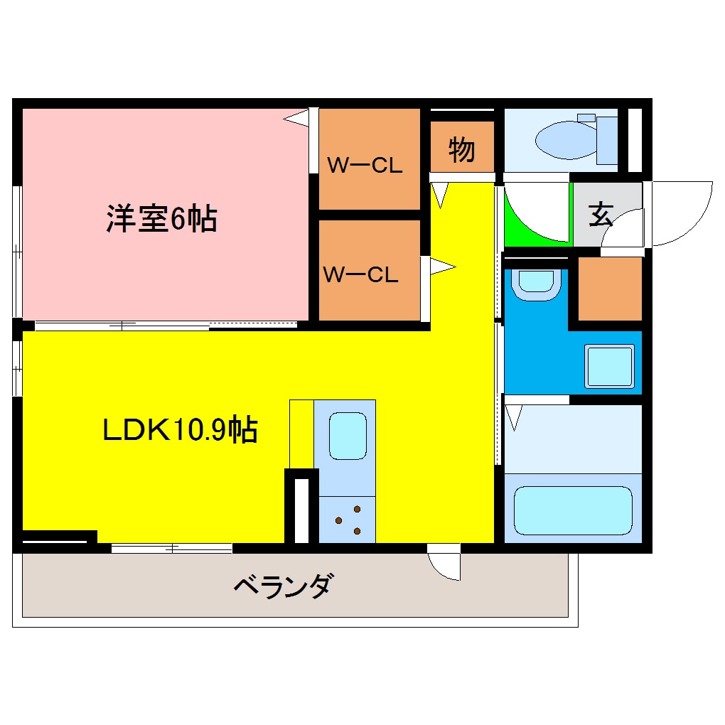 シャルマン上吉野の物件間取画像