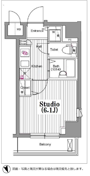 ガーラ・ステーション新富町の物件間取画像