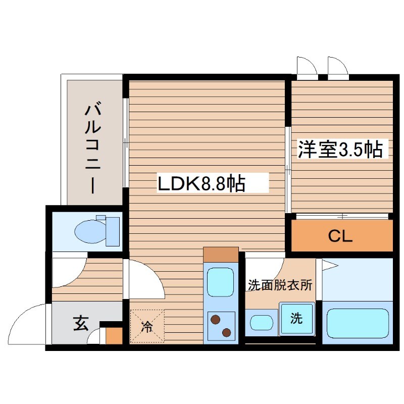 REGALEST 観音町の物件間取画像