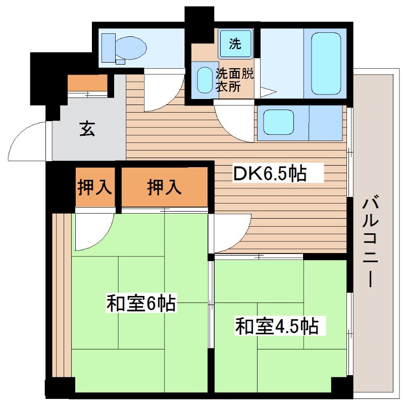 KSK大州ビルの物件間取画像