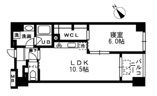 レジディア日本橋浜町の物件間取画像